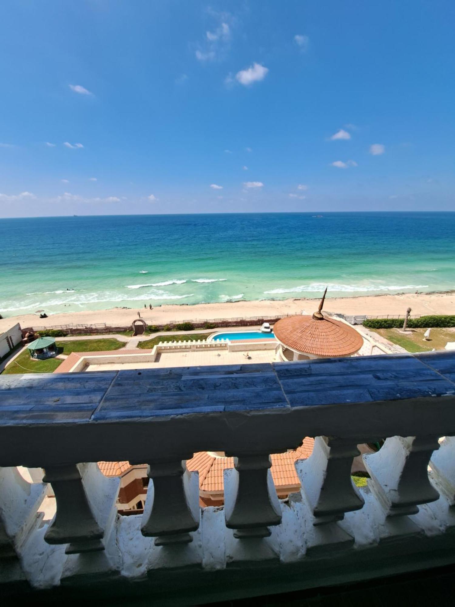 Panorama Apartment With A Charming Sea View Near Alexandria And Burg Elarab Intl Airport With Free Wifi شقة باطلالة ساحرة على البحر اول الساحل الشمالي Exterior foto